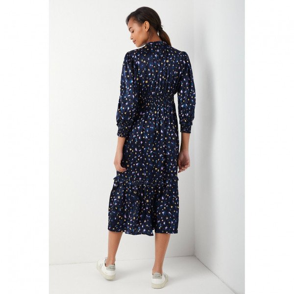 Wyse London Madeline Midnight Leopard Dress