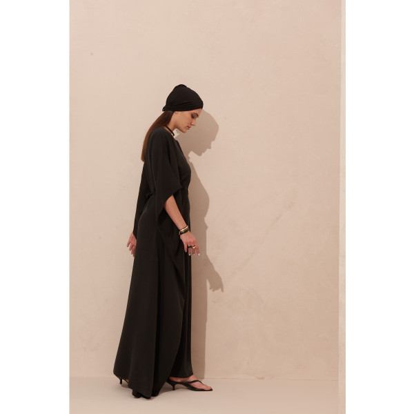 Turana Atash Ameera Kaftan Black