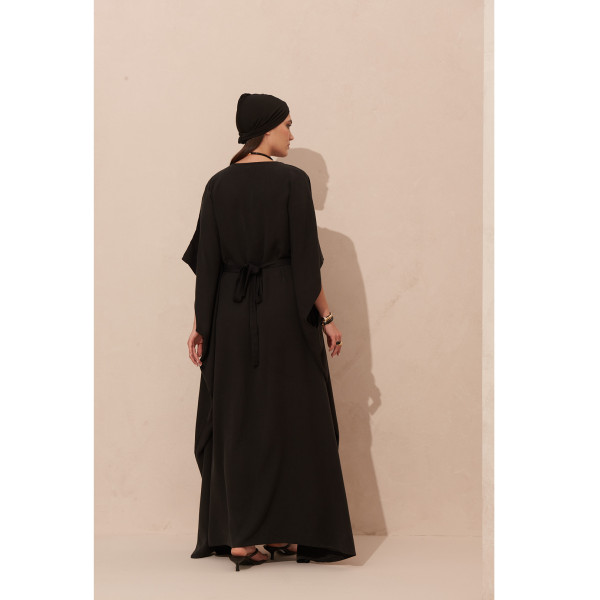 Turana Atash Ameera Kaftan Black