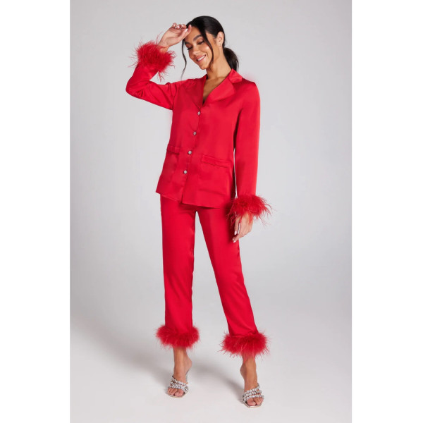 Nadine Merabi Darcie Silk Pyjamas Set