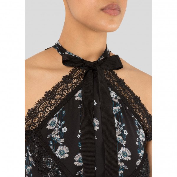 Erdem x H&M Floral Lace Bow-Detail Midi Dress