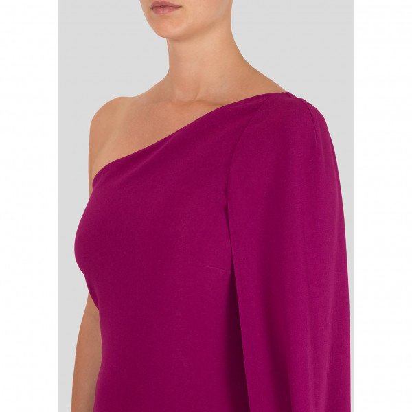 Stella McCartney One-Shoulder Crêpe Gown