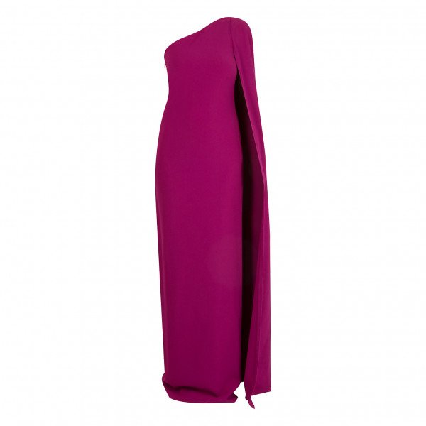 Stella McCartney One-Shoulder Crêpe Gown