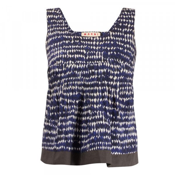 Marni Printed Sleeveless Top