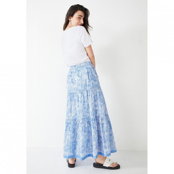 Hush Opal Maxi Skirt In Sea Life
