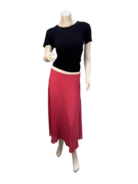 Dior Pink Silk Slip Skirt