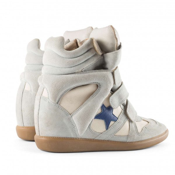 Isabel Marant Leather High Top Sneakers