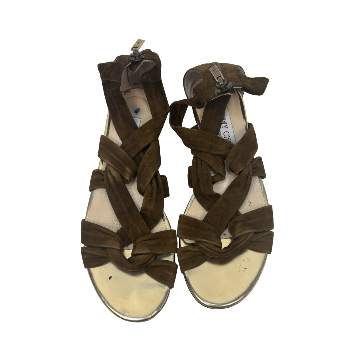 Jimmy Choo Suede Gladiator Sandal