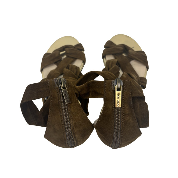 Jimmy Choo Suede Gladiator Sandal