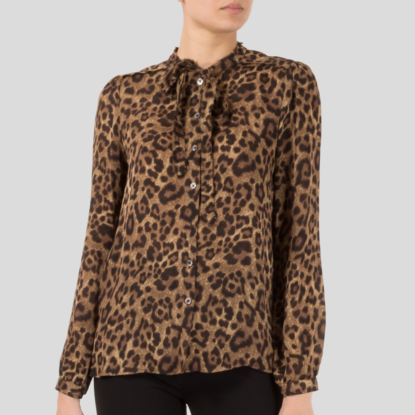 Michael kors leopard blouses