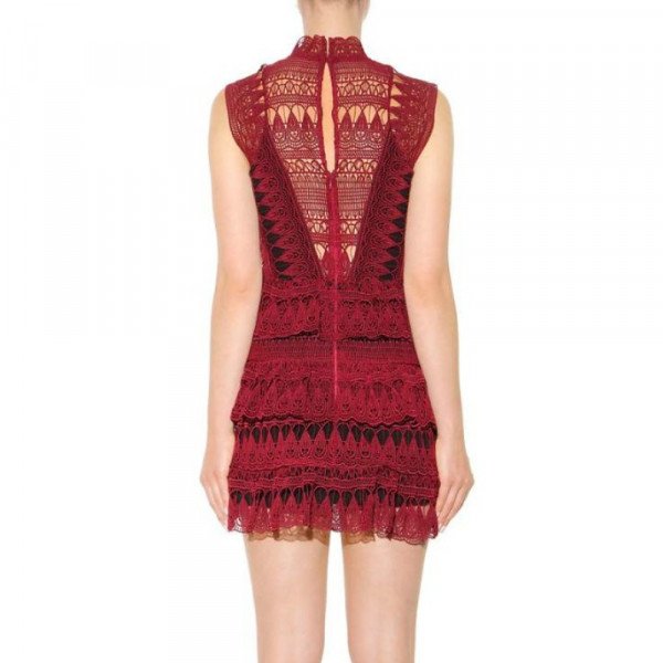 Self portrait sale teardrop guipure dress