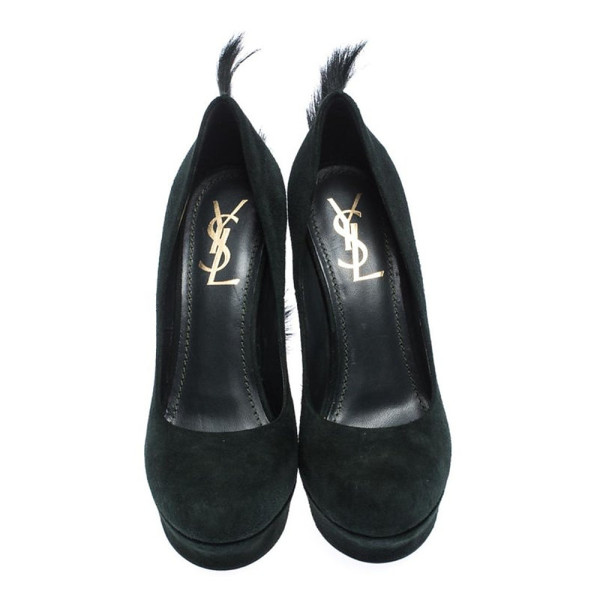 Yves Saint Laurent A/W 2010 Suede Mohican Pumps