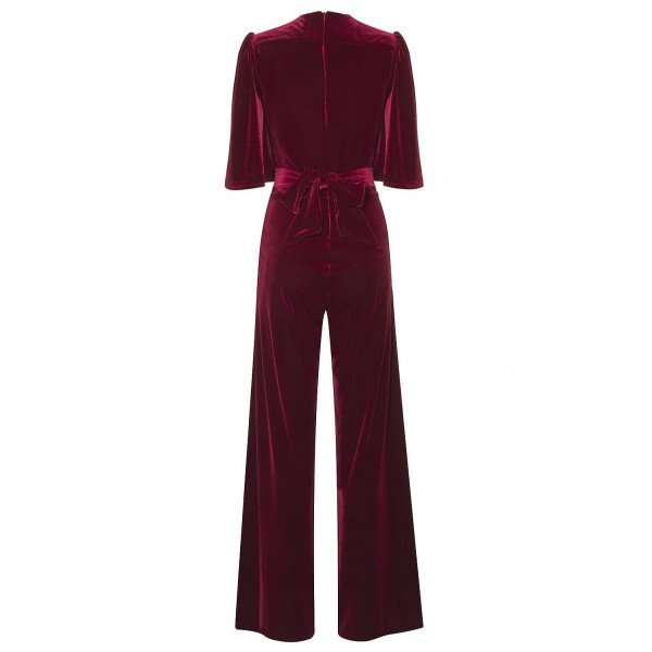 Rock The Jumpsuit Kate Velour Jumpsuit