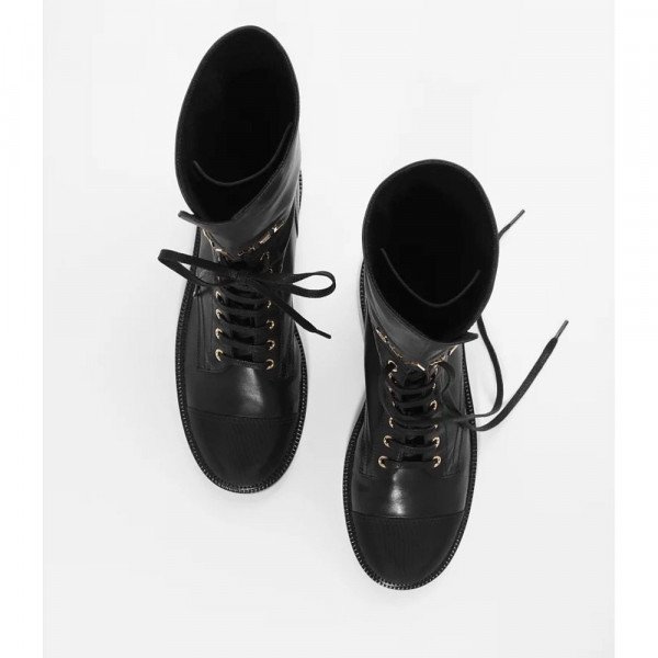 Rent Buy CHANEL Fall-Winter 21/22 Lace Up Boots