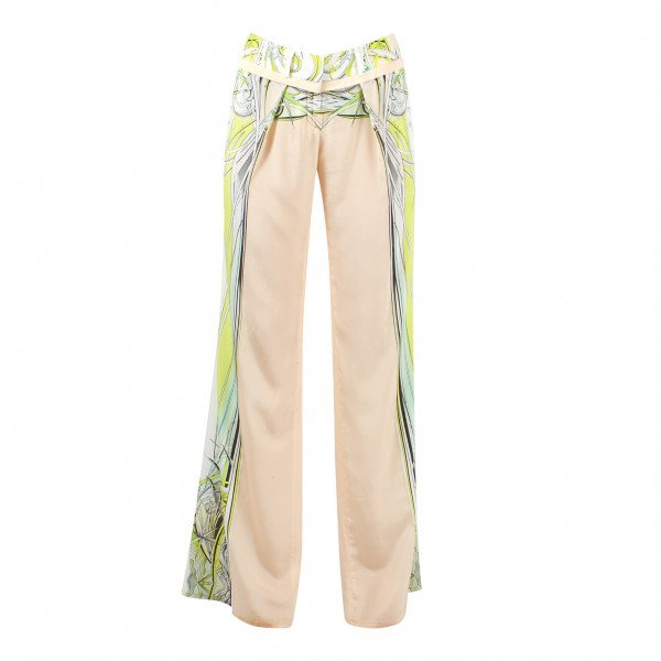 Roberto Cavalli Printed Wide Leg Trousers