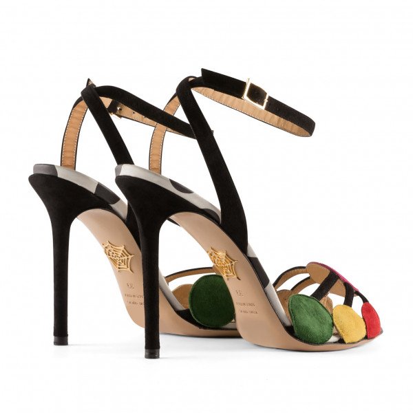 Charlotte Olympia Multicolour Circle Sandals