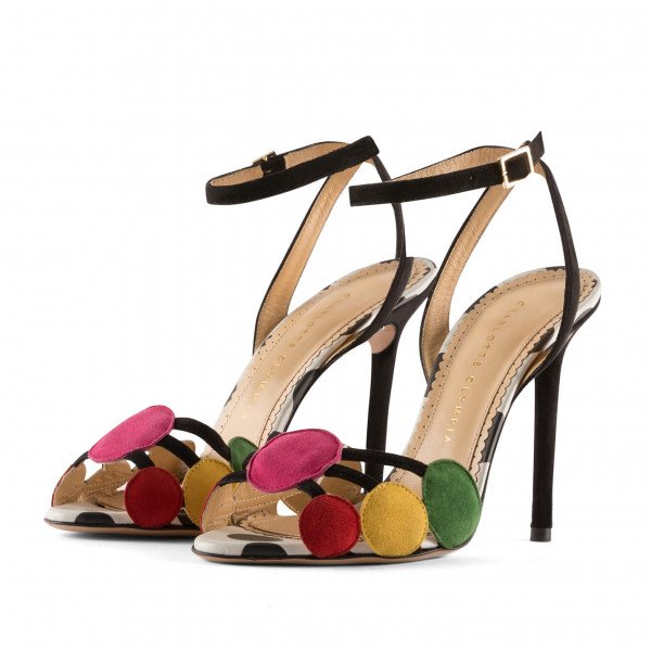 Charlotte Olympia Multicolour Circle Sandals