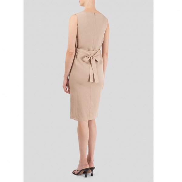 Victoria Beckham Mirror Embroidery Georgette Dress