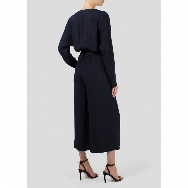 Amanda Wakeley Long Sleeve Culotte Jumpsuit