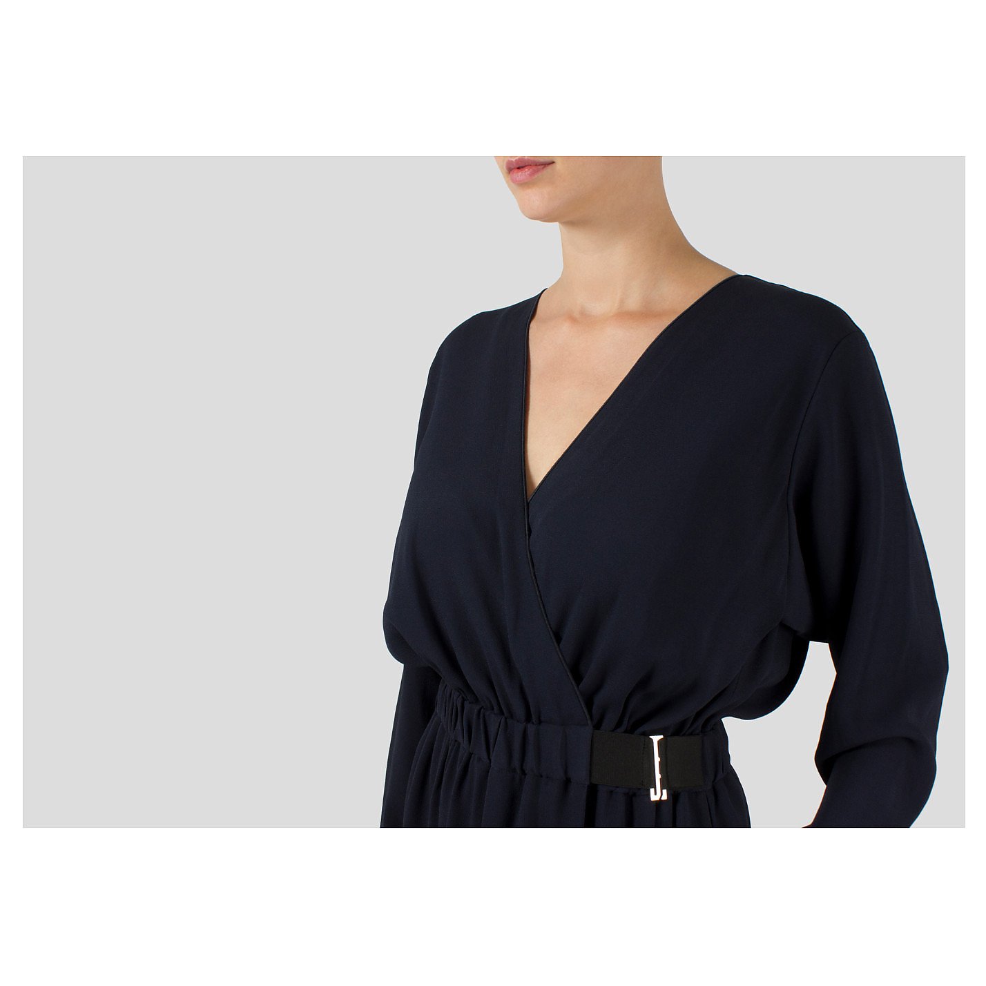 long sleeve culotte jumpsuit