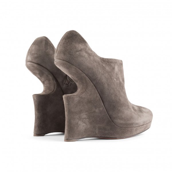 Alaïa Sculptured Platform Ankle Boot