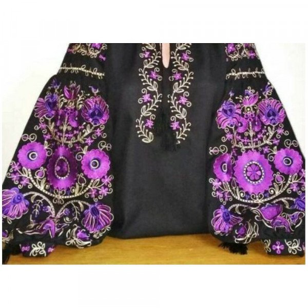 Stand With Ukraine Elegant Embroidered Sorochka Vyshyvanka Blouse