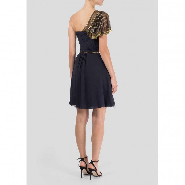 Temperley London One Shoulder Mini Dress