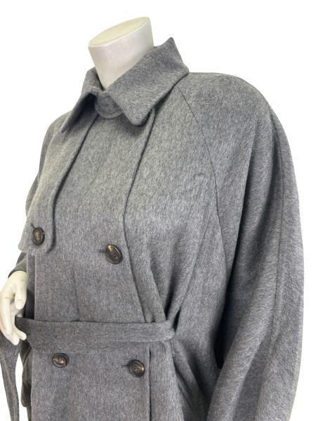 Brunello Cucinelli Double-Breasted Cashmere Coat