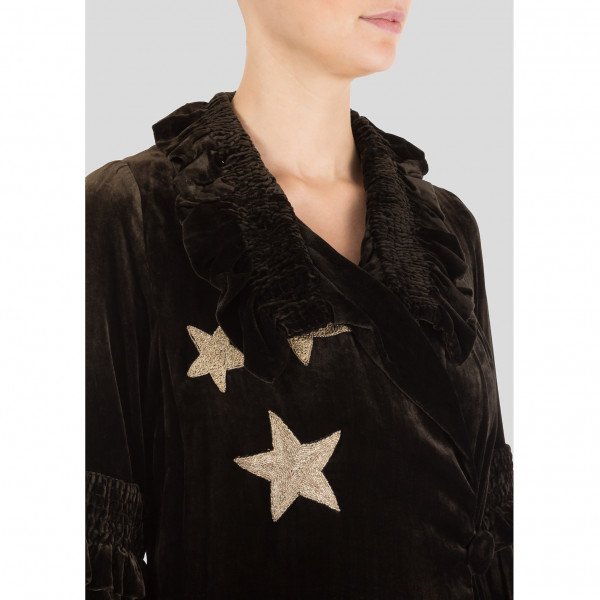 Vintage Velvet Star Coat