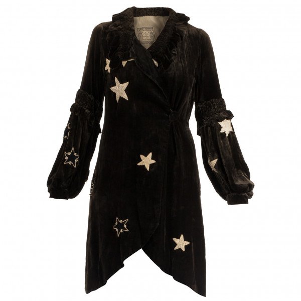 Vintage Velvet Star Coat