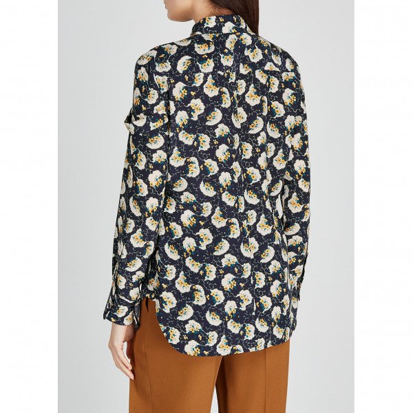 Chloé Pattern-Print Silk Shirt