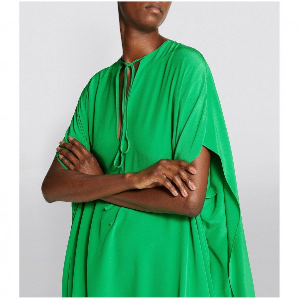 Victoria Beckham Silk Kaftan Midi Dress