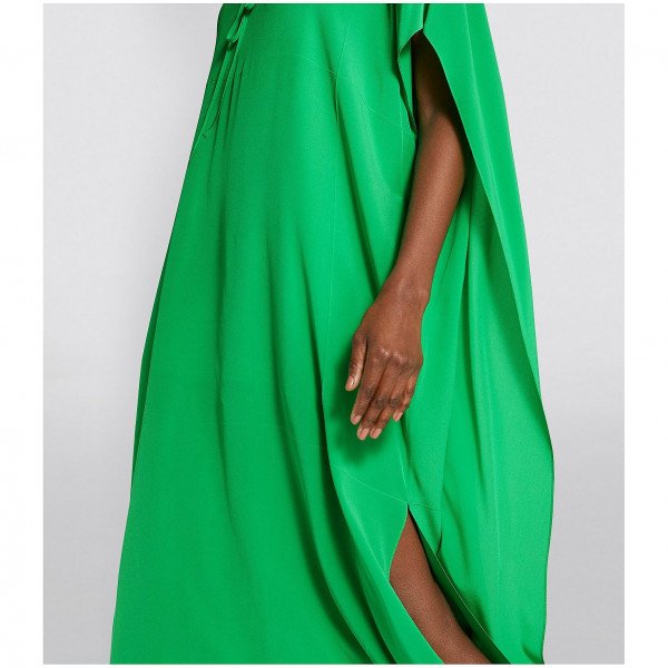 Victoria Beckham Silk Kaftan Midi Dress
