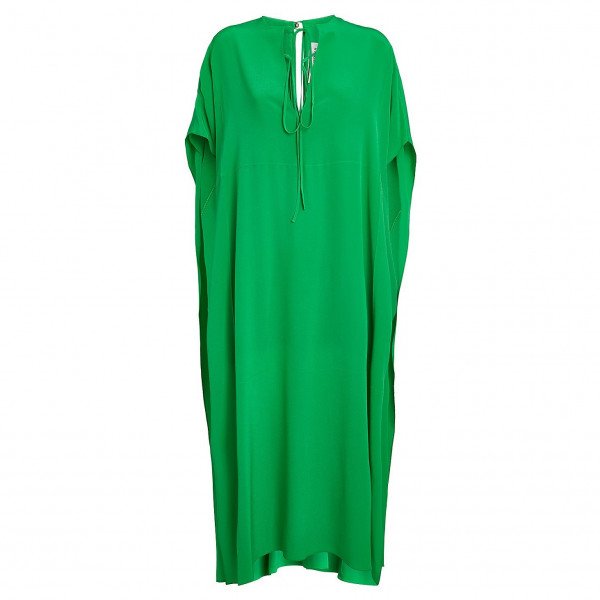 Victoria Beckham Silk Kaftan Midi Dress