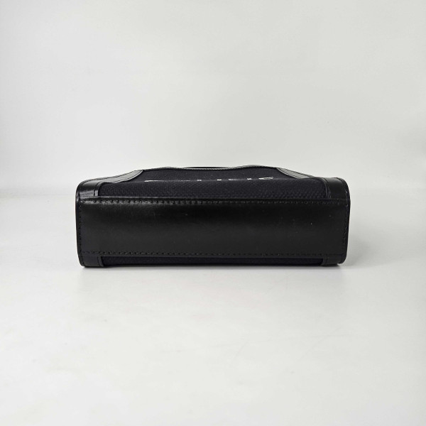 CÉLINE Mini Vertical Cabas Tote in Black Canvas