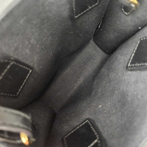 CÉLINE Mini Vertical Cabas Tote in Black Canvas
