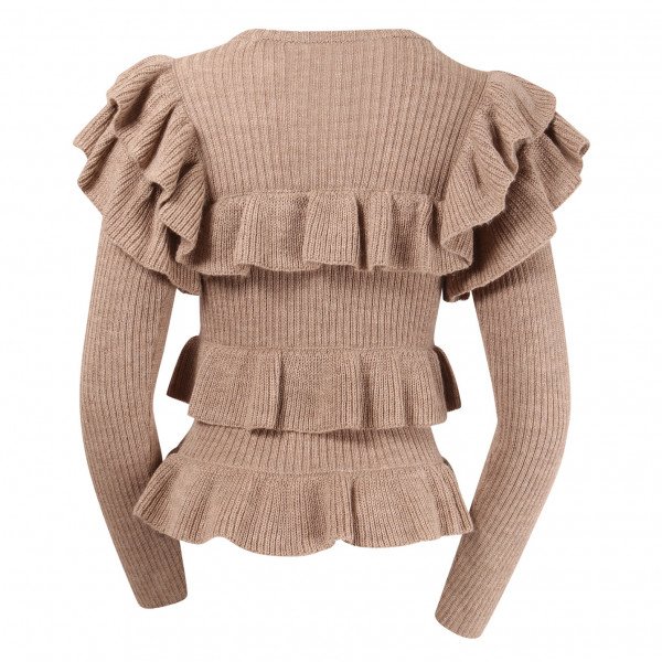 Ulla Johnson Ruffled Knit Sweater