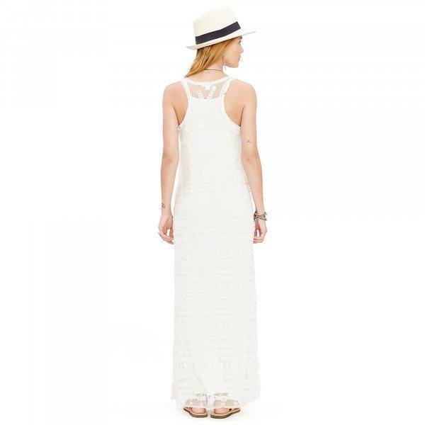 Ralph Lauren Embroidered Tulle Maxi Dress