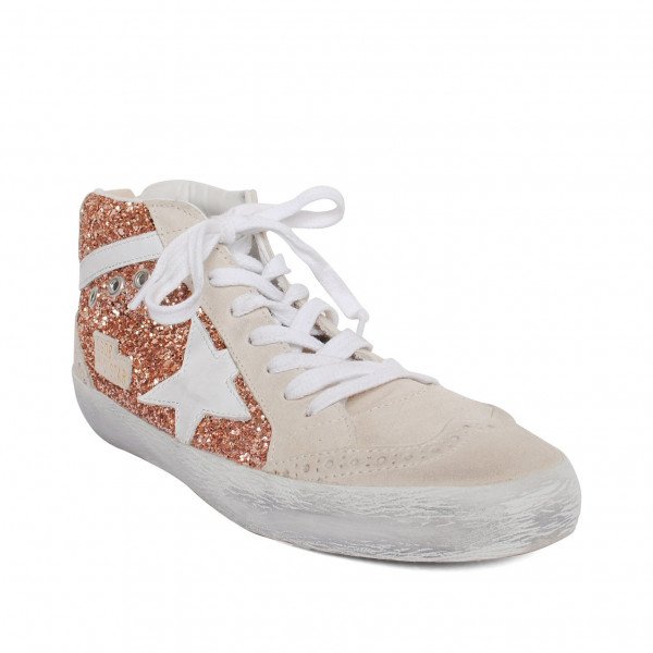 Golden Goose Mid Star Glitter Sneakers