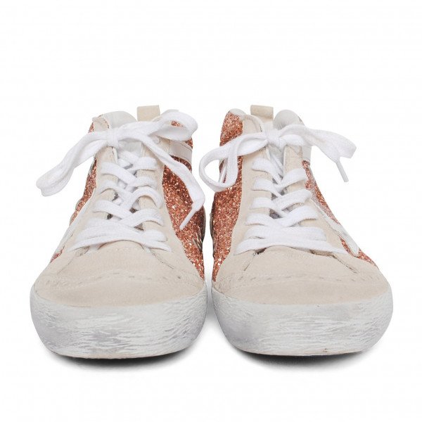 Golden Goose Mid Star Glitter Sneakers