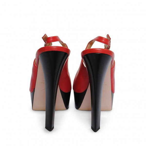 Giuseppe Zanotti Peep-Toe Slingback Pumps