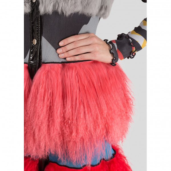 Minnanhui Ombre Faux Fur Gilet Coat