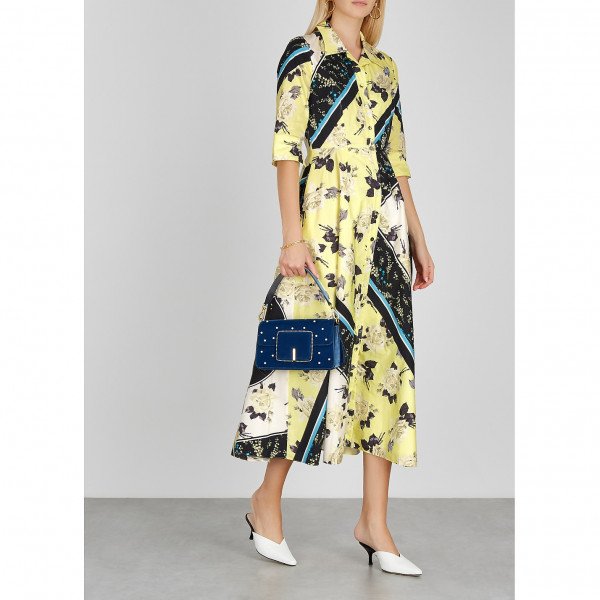 Erdem Kasia Printed Cotton Shirt Dress