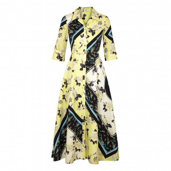 Erdem Kasia Printed Cotton Shirt Dress