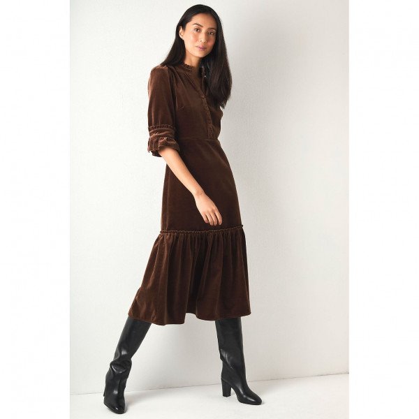 Wyse London Isobel Velvet Dress