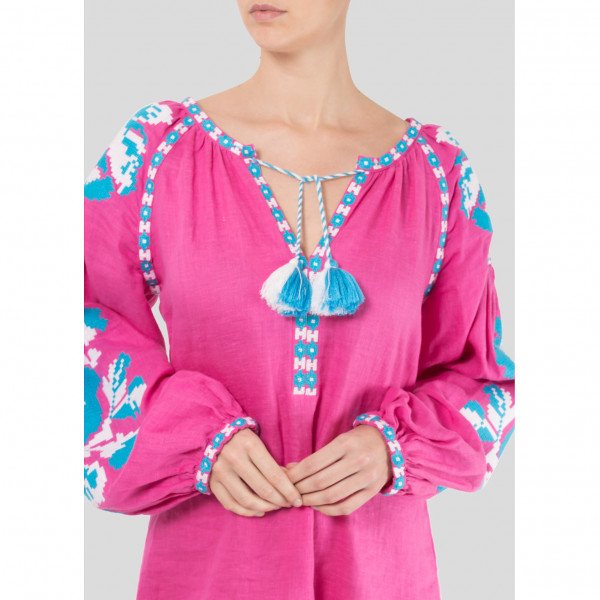 March 11 Embroidered Mini Kaftan