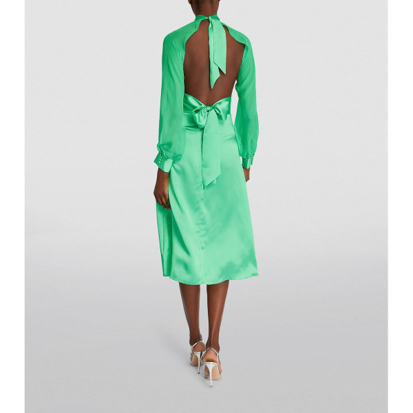 Harmur Strut It Silk Midi Dress