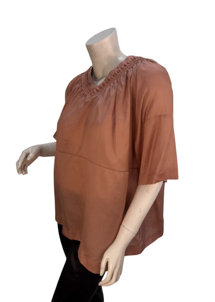 Marni Blush Silk Sheer Blouse