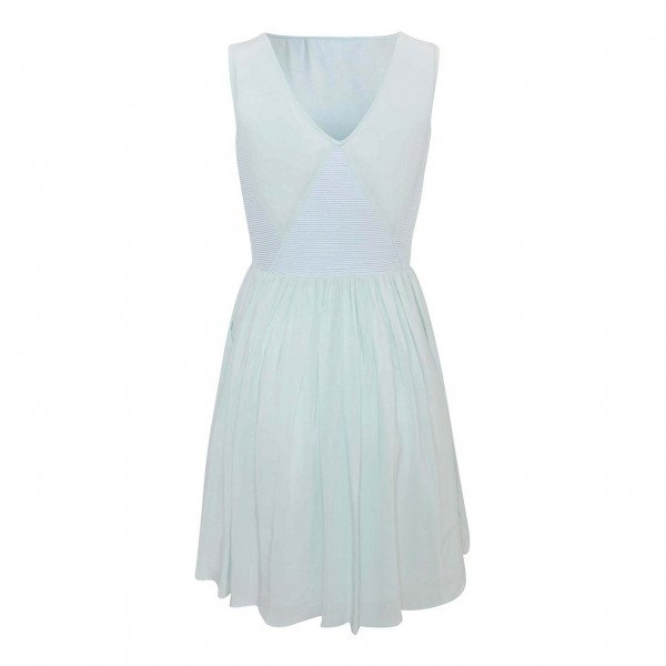 Reiss Sleeveless Ribbed Mini Dress