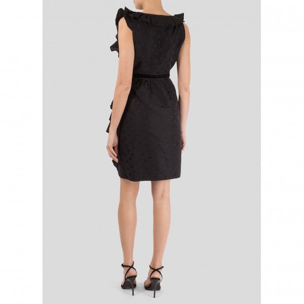 Rent Buy Marc Jacobs Polka Dot Jacquard Ruffle Dress MY WARDROBE HQ
